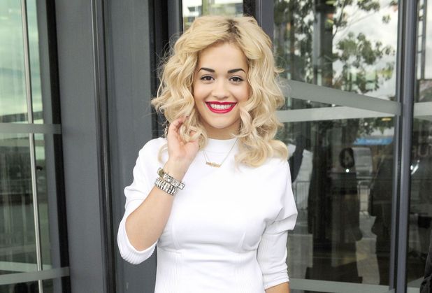 Rita Ora at BBC studios in Salford Quays.