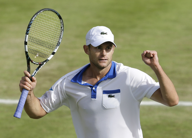 Andy Roddick at Wimbledon 2012. Roddick announced his retirement from tennis on August 30, his 30th birthday