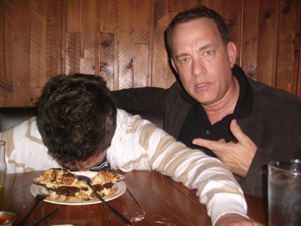 Tom Hanks 'wasted fan' photo