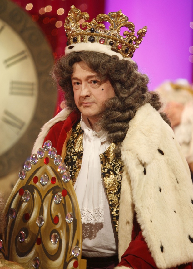 Louis Walsh in fancy dress