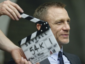 James Bond Skyfall clapperboard