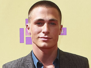 Colton Haynes attends the MTV Video Music Awards 2012