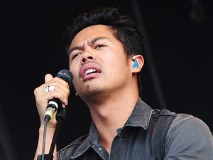 The Temper Trap frontman Dougy Mandagi at BT London Live, August 10, 2012