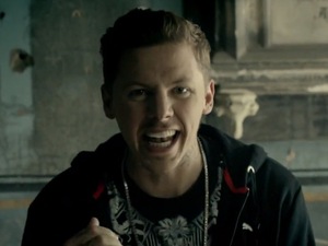 Professor Green in 'Avalon' music video.