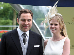 David Walliams with his wife Lara Stone