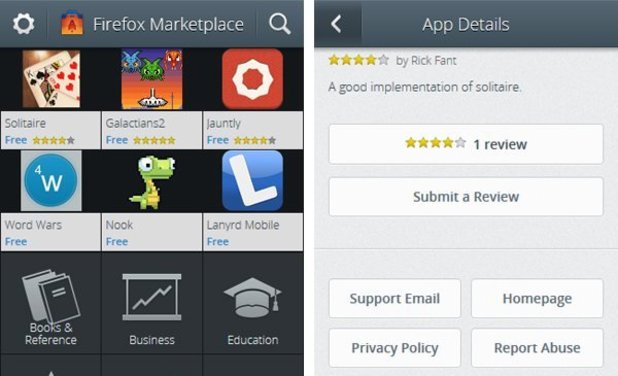Firefox OS Marketplace leaks in current form