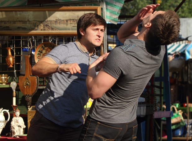Joey pushes Tyler's buttons and ends up getting punched. 