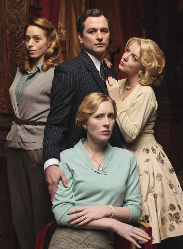 Sheridan, Smith, Jodhi May, Alice Orr Ewing and Matthew Rhys in The Scapegoat.