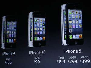 iPhone 5 launch event: Phil Schiller, Apple's senior vice president of worldwide marketing, talks about the features of the new camera and iSight during an introduction of the new iPhone 5 at an Apple event in San Francisco, Wednesday Sept. 12, 2012.