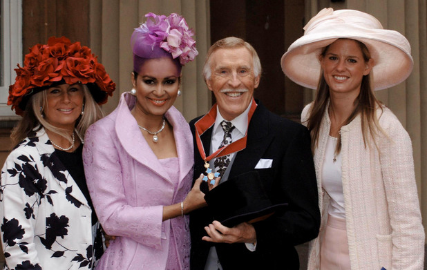 Bruce Forsyth received a CBE