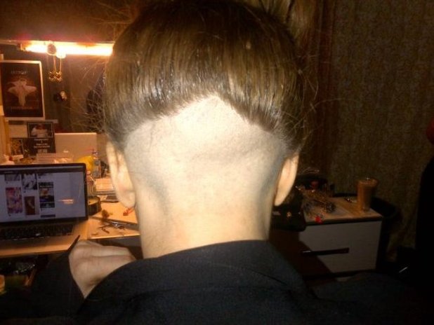 Lady GaGa, shaved head, little monsters