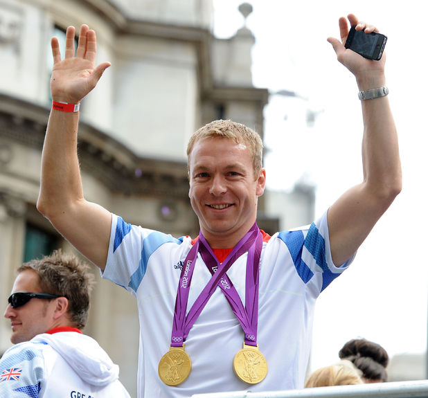 Chris Hoy, London 2012 parade