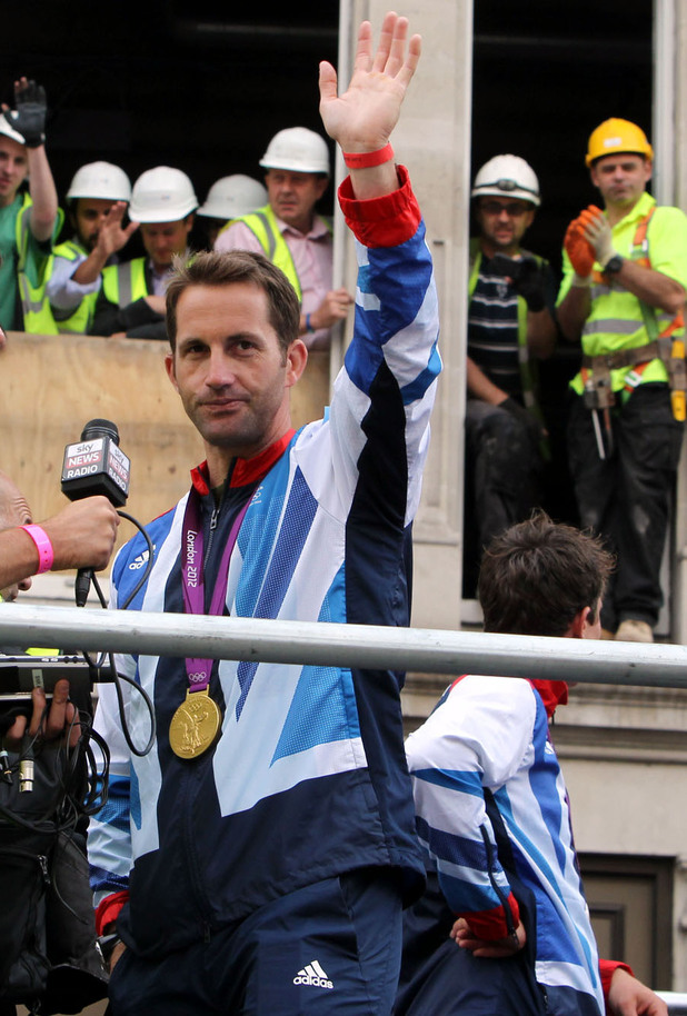 Ben Ainslie, London 2012 parade