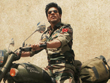 Shah Rukh Khan in a poster for 'Jab Tak Hain Jaan'