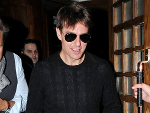 Tom Cruise leaves The Ivy Restaurant, London.