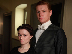 Downton Abbey S03E02: Lucille Sharp as Reed, Matt Milne as Alfred 