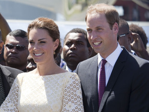 Catherine, Duchess of Cambridge aka Kate Middleton and Prince William, Duke of Cambridge
The Royal couple end their visit to the Solomon Islands on the Pacific leg of their tour of the Far East, they arrived from their overnight stay on a remote island and depart for Tuvalu, the last leg of their tour.
Honiara, Solomon Islands - 18.09.12
**Available for publication in the UK & USA only. Not for publication in the rest of the world**
Credit: WENN.com