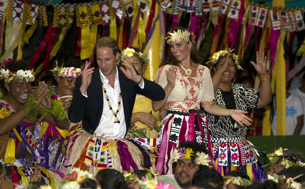 Duchess of Cambridge, Prince William, Vaiaku Falekaupule