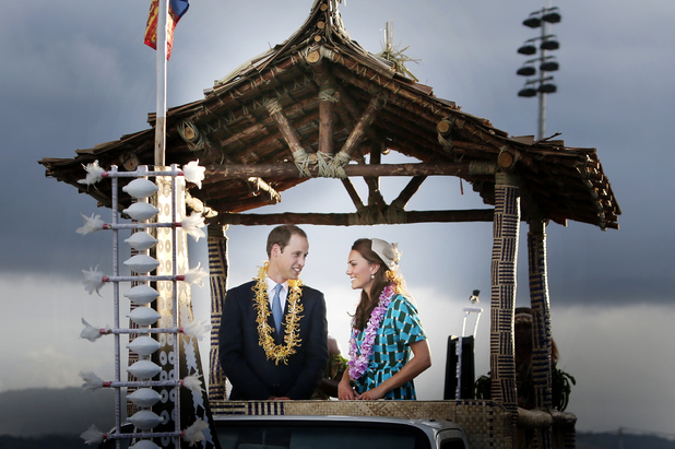 Prince William and the Duchess of Cambridge