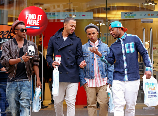 JLS leave the Carphone Warehouse