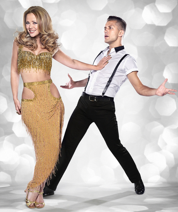 Kimberley Walsh and Pasha Kovalev 