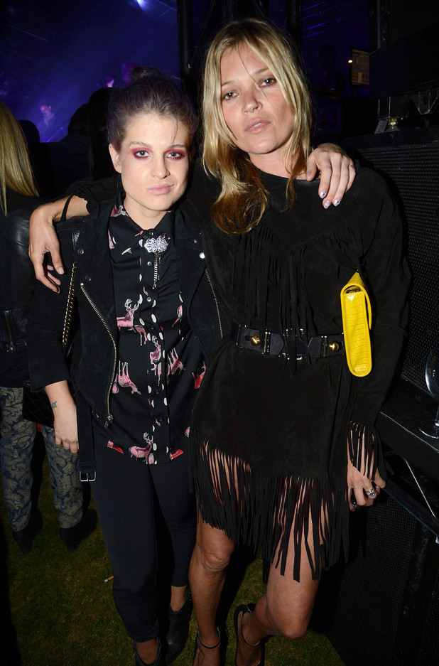 Kelly Osbourne and Kate Moss