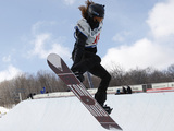 Shaun White competes in the men's halfpipe finals at the U.S. Open Snowboarding Championships in Stratton, Vt., on Saturday, March 10, 2012.