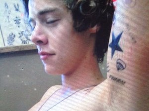 Harry Styles Tattoo Derby | one direction s harry styles has diy tattoos showbiz Harry Styles Tattoo Derby | one direction s harry styles has diy tattoos showbiz