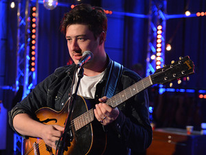 Mumford and Sons performing a Radio 1 Live Lounge special during Fearne Cotton's Radio 1 show