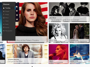 A screenshot of the new look MySpace