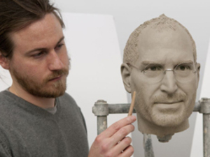 Steve Jobs waxwork for Maddam Tussauds