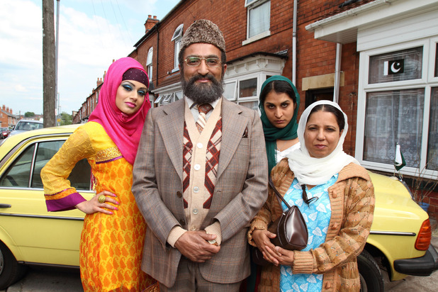 Citizen Khan: Alia (BAVNA LIMBACHIA), Mr Khan (ADIL RAY), Shazia (MAYA SONDHI), Mrs Khan (SHOBU KAPOOR)