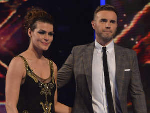 Gary Barlow and Carolynne Poole X Factor results show