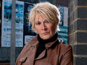 Linda Henry and Shirley Carter in EastEnders