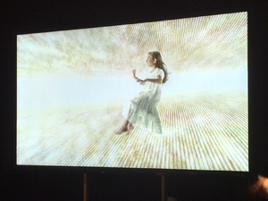 Demonstration of Sony's new 84-inch 4K TV (Bravia KD-84X9005)