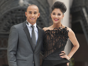 Nicole Scherzinger and Lewis Hamilton