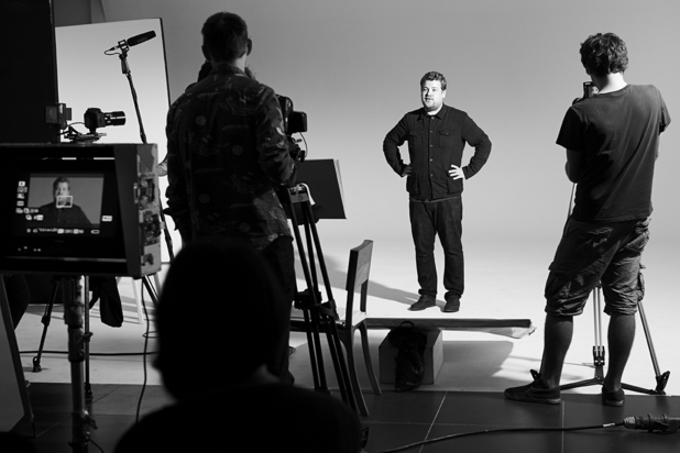 James Corden shot by Rankin for Sightsavers