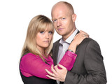 Jo Joyner and Jake Wood as Tanya and Max Branning