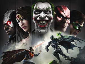 Injustice: Gods Among Us game art