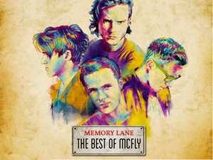 McFly 'Memory Lane: The Best Of McFly' album artwork.
