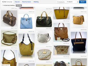Screenshots of the new look eBay
