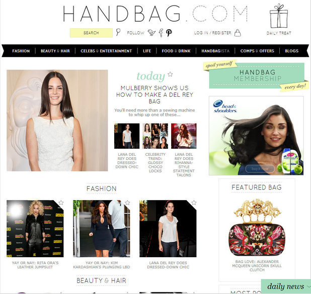 Handbag.com launches new-look website