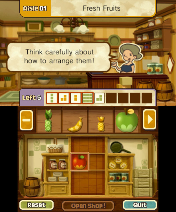 'Professor Layton and the Miracle Mask' screenshot
