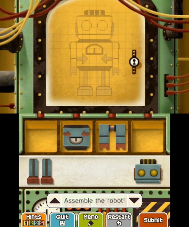 'Professor Layton and the Miracle Mask' screenshot