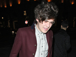 Frankie Cocozza,
leaving Mahiki Club.
London, England