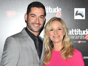 Tamzin Outhwaite and Tom Ellis at the Attitude Magazine Awards 2012 (16/10/12)