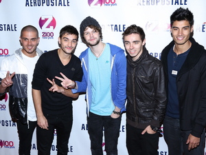 The Wanted at Z100's Jingle Ball in New York.