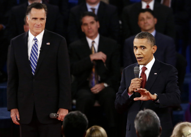 Obama/Romney second debate at Hofstra University, NY