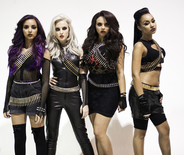 BTS shots from Little Mix's 'DNA' video shoot