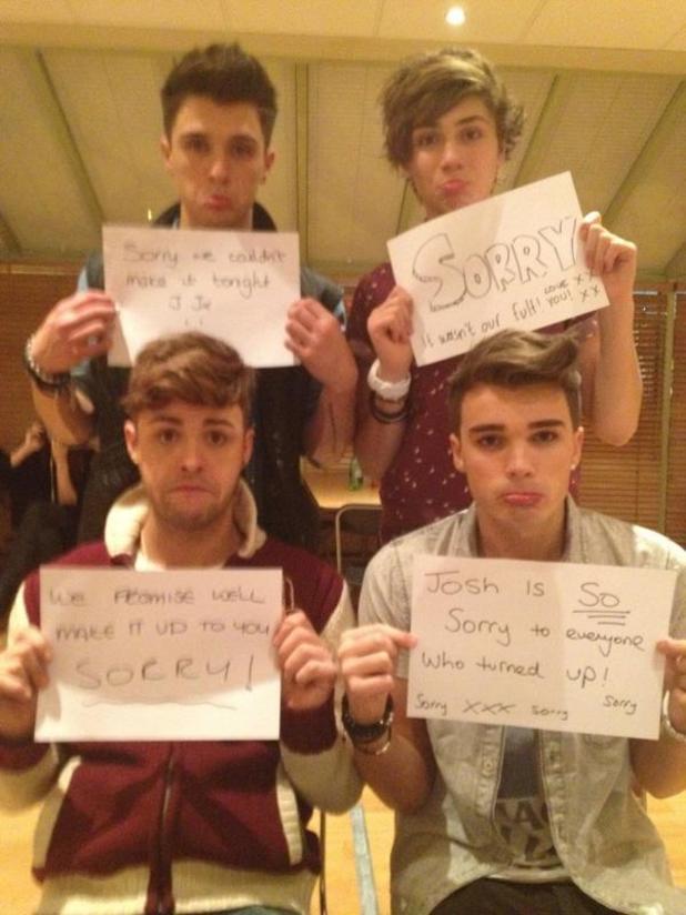 Union J picture as posted on Twitter